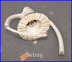 General Electric street lamp ceramic shade vintage GE collectible light parts L3