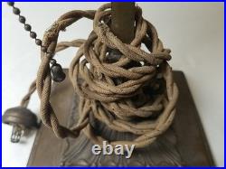 Genuine Emeralite Adjustable Bankers Desk Lamp Model 8734 G For Parts No Glass