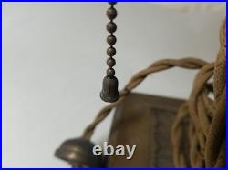 Genuine Emeralite Adjustable Bankers Desk Lamp Model 8734 G For Parts No Glass