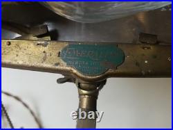 Genuine Emeralite Adjustable Bankers Desk Lamp Model 8734 G For Parts No Glass