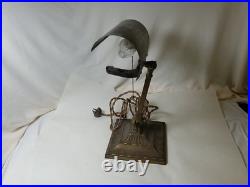 Genuine Emeralite Adjustable Bankers Desk Lamp Model 8734 G For Parts No Glass