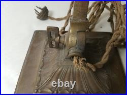 Genuine Emeralite Adjustable Bankers Desk Lamp Model 8734 G For Parts No Glass