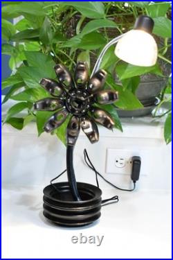 Handmade Industrial/Steampunk Desk Lamp Made From Auto Parts