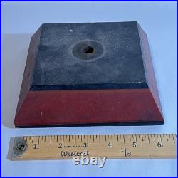 Heavy! VINTAGE BAKELITE CATALIN LAMP BASE PARTS PIECES 1308 Grams