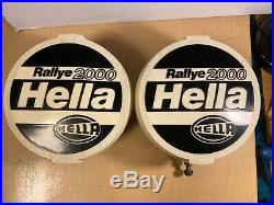 Hella Rallye 2000 Spotlight Rally Spot Lights Fog Light lamp headlight VINTAGE
