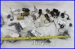 Huge Lamp Parts Lot Vintage Pull Switch Sockets Rotary Switches Zing Ear E89885