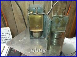 Hugo zweigle CARBIDE RAIL ROAD SIGNAL RAILWAY LANTERN 1951 extra parts lamp