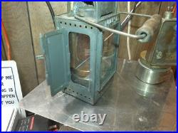 Hugo zweigle CARBIDE RAIL ROAD SIGNAL RAILWAY LANTERN 1951 extra parts lamp