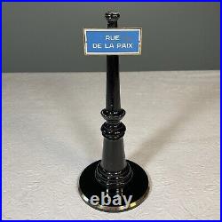 Jaeger LeCoultre Rue De La Paix BLACK BASE ONLY for Street Lamp Clock Used Parts