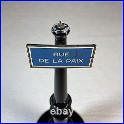 Jaeger LeCoultre Rue De La Paix BLACK BASE ONLY for Street Lamp Clock Used Parts