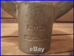 Killark Gas Station Island Light Gas Pump Lamp Industrial Bracket Vintage PARTS