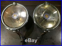 LARGE PAIR Vintage TRIPPE SAFETY LIGHTS Car Truck Automobile Early Driving Lamp