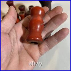 LOT/GROUP OF VINTAGE BAKELITE CATALIN LAMP PARTS PIECES 880 Grams RODS TUBES