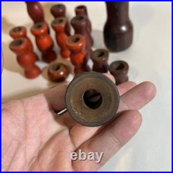 LOT/GROUP OF VINTAGE BAKELITE CATALIN LAMP PARTS PIECES 880 Grams RODS TUBES