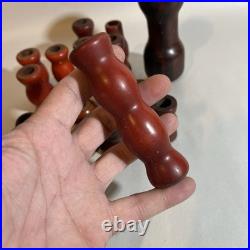 LOT/GROUP OF VINTAGE BAKELITE CATALIN LAMP PARTS PIECES 880 Grams RODS TUBES