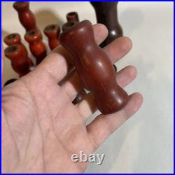 LOT/GROUP OF VINTAGE BAKELITE CATALIN LAMP PARTS PIECES 880 Grams RODS TUBES