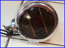 LQQK! Vintage SLOW Light GLASS LENS Car Truck Stop Lamp Guide B-31 Old Bullet #2