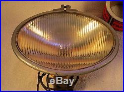 LQQK! Vintage UNIQUE THE BROAD-WAY K-D Lamp OVAL Driving Light Lamp EARLY Auto