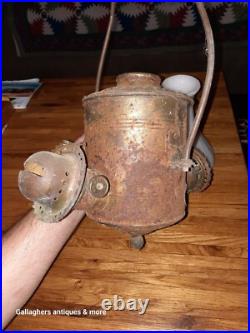 Lamp Shade Lot Antique Angle Lamp Burners ANGLE MFG CO NY Oil Lamp Parts Lot