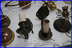 Lamps Sockets Sconces Shades HUGE LOT Antique Vintage Lighting Parts