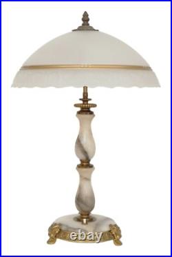 Large Elegant Art Nouveau Type Deco Desk Lamp Table Unique Piece