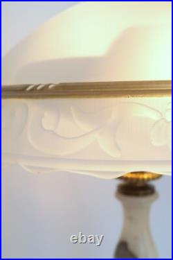 Large Elegant Art Nouveau Type Deco Desk Lamp Table Unique Piece Large Elegant Art Nouveau Type Deco Desk Lamp Table Unique Piece