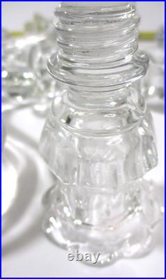 Large Lot Antique Glass Chandelier Parts Arms Bobeches Candle Cups Restoration