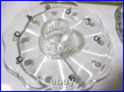 Large Lot Antique Glass Chandelier Parts Arms Bobeches Candle Cups Restoration