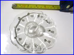 Large Lot Antique Glass Chandelier Parts Arms Bobeches Candle Cups Restoration