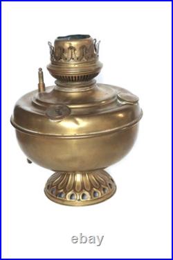Large brass oil lamp for parts or refurbishment/ restoration Large brass oil lamp for parts or refurbishment/ restoration