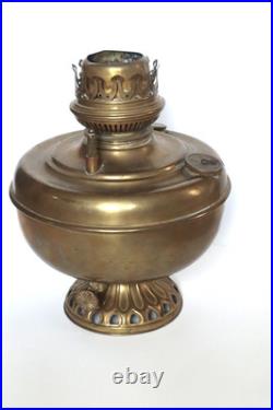 Large brass oil lamp for parts or refurbishment/ restoration