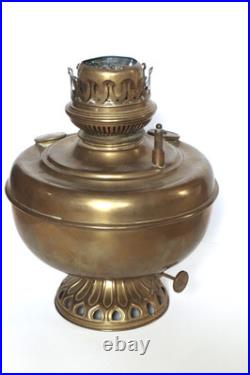 Large brass oil lamp for parts or refurbishment/ restoration