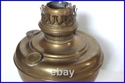 Large brass oil lamp for parts or refurbishment/ restoration