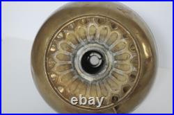 Large brass oil lamp for parts or refurbishment/ restoration