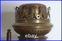Large brass oil lamp for parts or refurbishment/ restoration