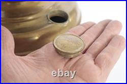 Large brass oil lamp for parts or refurbishment/ restoration