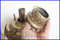 Large brass oil lamp for parts or refurbishment/ restoration