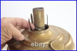 Large brass oil lamp for parts or refurbishment/ restoration