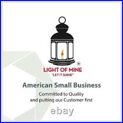 Light of Mine Queen Anne Solid Brass Replacement Burner for Antique Hurrica