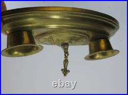 Lighting Pan Ceiling Light 2 Fixture Electric Fixture Chandelier Parts Art Deco