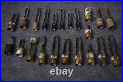 Lot 20 Vintage Candle Lamp Sockets Chandelier Bridge Lamp Restoration Parts