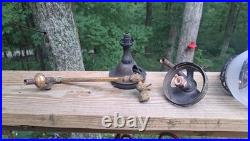Lot Of Antique Victorian Gas Light Fixtures and Globes Parts And Pieces