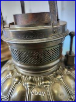 Lot Of Victorian Brass Oil Lamp Fonts c1890s Untested Selling As Is