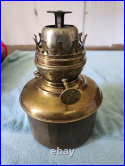 Lot Of Victorian Brass Oil Lamp Fonts c1890s Untested Selling As Is