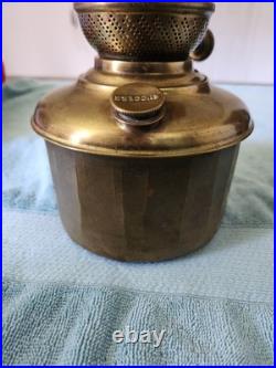 Lot Of Victorian Brass Oil Lamp Fonts c1890s Untested Selling As Is