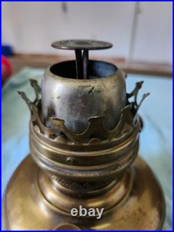 Lot Of Victorian Brass Oil Lamp Fonts c1890s Untested Selling As Is