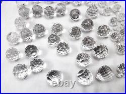 Lot of 48 crystal ball for chandelier and lamp parts