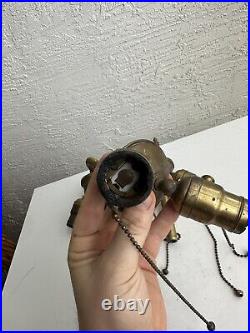 Lot of Antique Bryant Double Socket lamp Parts Restore Repair 1D