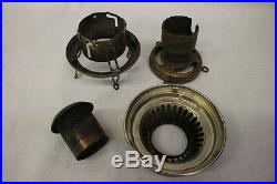 Lot of Vintage Oil Lamp Parts, Eagle, Queen Anne Burners, Ect. 30 Pieces in Total