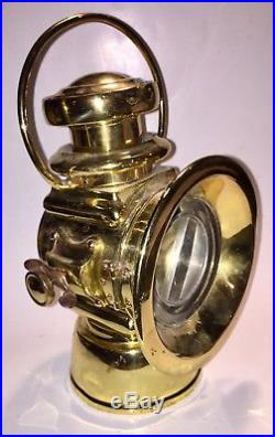 Lucas King of the Road No 654 vintage side Lamp Carriage Light 1910 era brass